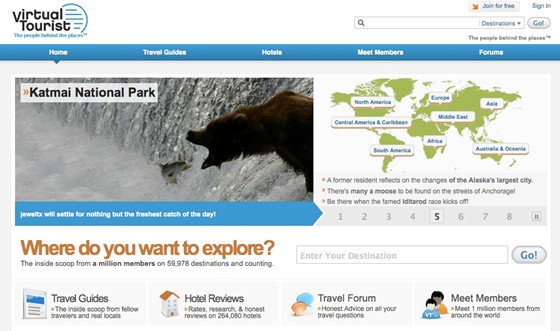 Websites: VirtualTourist.com
