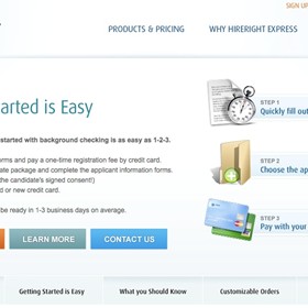 Websites: HireRight Express
